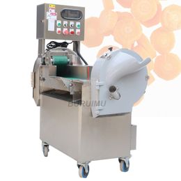 LEWIAO Commercial Electric Slicer Potato Shredder Stainless Steel Onion Cutter Machine Double Head Vegetable Cutter Machine