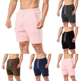 Men's Shorts Men'S Casual Work Fashion Slim Five Pants Beach Corduroy Men Workout Clothes Set