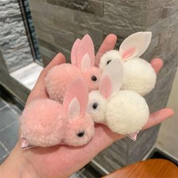 Party Decoration 2023 Easter Day Cute Little Hair Clip Plush Side Sweet Female Happy Birthday Decor