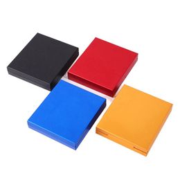 Latest Colorful Aluminium Alloy Skin Cigarette Case Herb Tobacco Preroll Rolling Stash Box Portable Innovative Smoking Container Holder Shell DHL