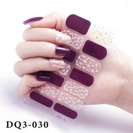 Nail Stickers Sticker Set Fashion Dress Up Wraps DIY Decals Plain Designer For Women Beauty Full Cover Nails