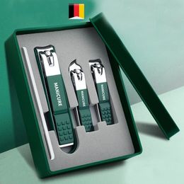 Nail Clippers Germany nail clipper set a full set of high-grade men and women on special nails cut nail clippers pedicure tool boxes 230619