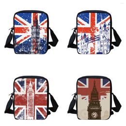 Evening Bags Leisure Women Small Crossbody Handbag Flag Of British Design Girls Shoulder Bag Zipper Portable Ladies Travel Messenger Sac