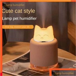 Other Interior Accessories Mini Household Usb Humidifier Mute Diffuser Led Night Lamp Portable Creativity Electric Appliances Drop D Dhuoc