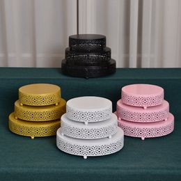 20sets Dessert Stand white black pink gold Cupcake Holder Dessert Display metal cake stand set decorating