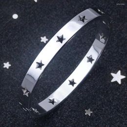 Bangle Party Jewelry Luxury Hollow Out Lucky Buckle Exquisite Women Star Korean Style Bracelet Fashion