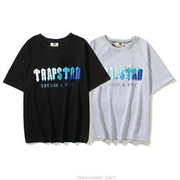 Designer Fashion Clohing Tees Tsihrs Shirs Brand Trapsar Towel Embroidery Simple Leer Mens Womens Loose Leisure Coon Shor Sleeve Tshir Rock Hip Hop