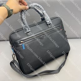 Luxury Letter Laptop Bag Men Bag Designer Briefcase Classic Black Computer Bags High Capacity Business Shoulder Handbag