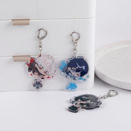 Keychains PLAVE1 Anime Keychain Women Yejun Noah Hamin Eunho Bamby Pendant Ornament Accesorios Acrylic Key Chain Man Kawaii Ring Bag