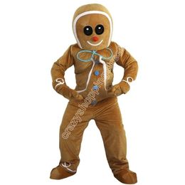 Mascot Costumes Halloween Fancy Party Dress Gingerbread Cartoon Character Carnival Xmas Easter Advertising Birthday Party Costume Outfit