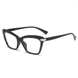Sunglasses Frames Black Frame Cat Eye Glasses Woman Brand Designer Clear Eyeglasses Transparent Lens Eyewear Fashion Vintage Square