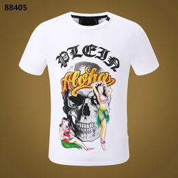 NEW STYLE Phillip Plain Men T Shirts Designer PP Skull Diamond T Shirt Short Sleeve Dollar Brown Bear Brand Tee High Quality Skulls T Shirt Tops VS88405