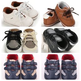 Toddler First Walker Baby Boys Girls Shoes Classical Sport Soft Sole PU Leather Kids Sneakers 0-18M