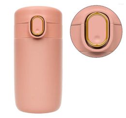 Water Bottles 330 Ml Bouncing Thermal Mug 304 Stainless Steel Insulating Cup Solid Colour Portable Cute Pink Bottle For Kids