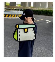 Brand N Day Packs Summer New Cake Bag Korean Fashion anime Cartoon Cartoon Cartoon Mobile Phone Bag Japanese Cute Graffiti Bag