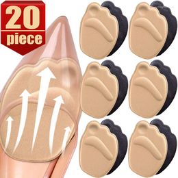 Women Socks 20pcs Sponge Forefoot Pads For High Heels Insert Insole Half Yard Mat Arch Orthopaedic Heel Protector Shoe Cushion