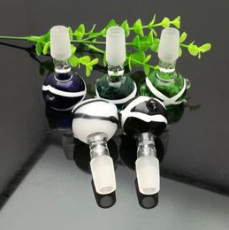 Glass Smoking Pipes Manufacture Hand-blown bongs New Colored glass bubble head