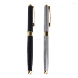 Fine Rod Writing Metal Ballpoint Pen School Office Business Dropship