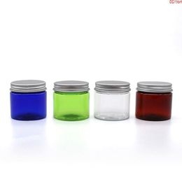 50pcs/lot 50g Aluminium cap cream box DIY small jar Plastic bottle empty Aloe Vera Gel Cream bottlegood qty Fxkke