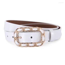 Belts Punk Dark Chain Waist Girdle Loop Belt Elastic Trousers Buckleless Invisible Clothing Accessories
