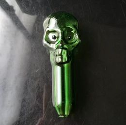 Glass Smoking Pipes Manufacture Hand-blown bongs Large Coloured skeleton pipe