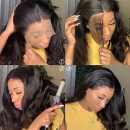 13x4 Body Wave Lace Front Wig 13x6 HD Lace Frontal Wig Human Hair Brazilian 4x4 Lace Closure Wigs For Women