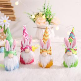 Party Decoration 4 Pcs Handmade Reusable Easter Dolls Ornament Forest Old Man For Presents Kids Household Decor