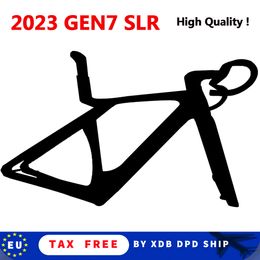 Car Truck Racks SLR Gen7 Road Bike Carbon Frame T1100 Bicycle Frameset Disc Brake Cycling T47 with Handlebar Taiwan Made 230617