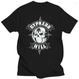 Мужские рубашки Cypress Hill Classic Globe Logo Logo Green Shirt Merch Custom Printed Tee