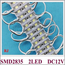 26mm 07mm SMD 2835 LED module light lamp for mini sign and letters DC12V 2led 0 4W epoxy waterproof high bright factory direct sal253L