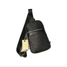 Luxurys Designers Leather letter L men women's Shoulder Bags chest bag Wallets Coin Purses cell phone pocket Sport Backpack N202a