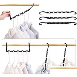 Hangers Racks Magic Space Saving For Clothes Dorms Bedroom Apartments Clothing Rack Suitable Jackets Sweaters Shirts Drop Delivery Dhbxk