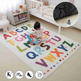 Children's Room Cartoon Cashmere Carpet Soft Thick Bedroom Decor Bedside Carpets Living Room Large Area Rug Non-slip Lounge Rugs