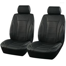 Car Seat Covers Universal 2/5 Seats Leather Splicing Carbon Fiber Accessories Interior Protector Cushion Luxury
