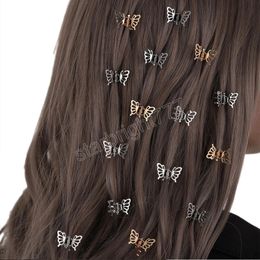 Cute Metal Butterfly Shape Small Hair Claws Clips Mini Bangs Side Clips Sweet Decorate Crab Hair Clip Women Girls Styling Tools