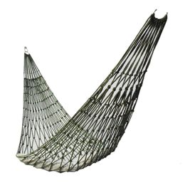 Portaledges Portable Outdoor Sport Hammock Outdoor Camping Hammock Mesh Net for Garden Beach Yard Travel Garden Swing Hanging Bed 230619