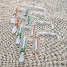 Glass Smoking Pipes Manufacture Hand-blown bongs Colored double filter glass walkway