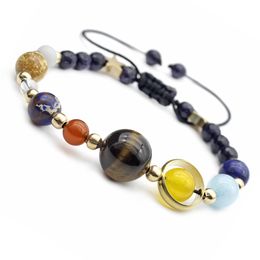 Creative Planet Beaded Bracelet Natural Stone Beads Women's and Men's Bracelet Jewellery Accessories
