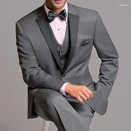 Men's Suits Men's 2023 Tailor Made Groom Tuxedos For Wedding Slim Fit Men Conjuntos De Blazer Male Set Jacket Pants With Vest Itilian