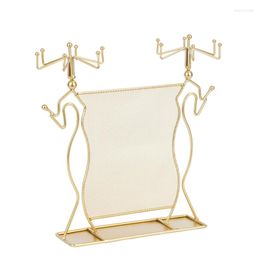 Jewellery Pouches Multifunctional Diamond Grid Shape Display Stand With Hanging Hooks For Earrings Necklaces Bracelets