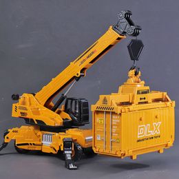 Diecast Model car 1 50 plastic lifting crane model container crane toys quality engineering vehicle toys wholesale 230617