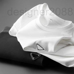 Men's T-Shirts Designer CHAO value recommended, wear unforgettable spring and Autumn men's high-end stitching bottom shirt T-shirt round collar hoodie E7FS