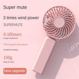 Electric Fans Usb Fans Three Blades Of Turbine 2000 Mah Home-appliance Air Multi-functional Plastic Summer Supplies