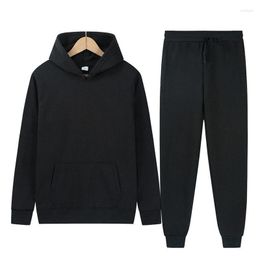 Men's Tracksuits Spring And Autumn Men's Women's Couples Sports Suit Casual Sweat Pants Two-piece Sets