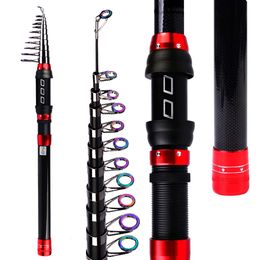 Boat Fishing Rods Spinning Rod 1.8m-3.6m Max Pull 10.5KG Spinning Pole Lure Weight 1-50g Portable Telescopic Fishing Rod for Freshwater Saltwater 230619