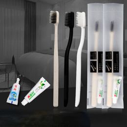 Hotel Disposable Dental Set Homestay Toiletries Sets Incruding High-end Toothbrush and Toothpaste