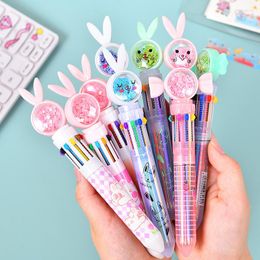 Cute Ballpoint Pen Transparent Sequin Ball School Office Supply Stationery