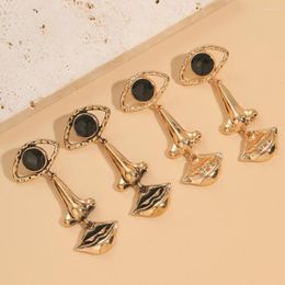 Dangle Earrings 2023 Ins Odd Face For Women Acrylic Alloy Devil's Eye Vintage In Nose Lips Exaggerate Niche Jewellery Birthday Gifts