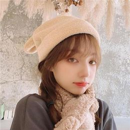 Berets Trendy Winter Warm Ears Beanie Cap Daily Wearing Women Hat Washable Keeping Warmth