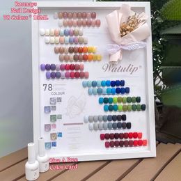 Rormays 78 Colour Gel Nail Polish Set 15ML Mixed Colour Shiny Solid Primer New Varnish UV LED Semi Permanent Immersion Nail Art Design Nail Salon Exclusive Wholesale